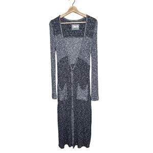 Anthropologie x Saturday Sunday Semana Duster Long Line Cardigan Gray Size XS
